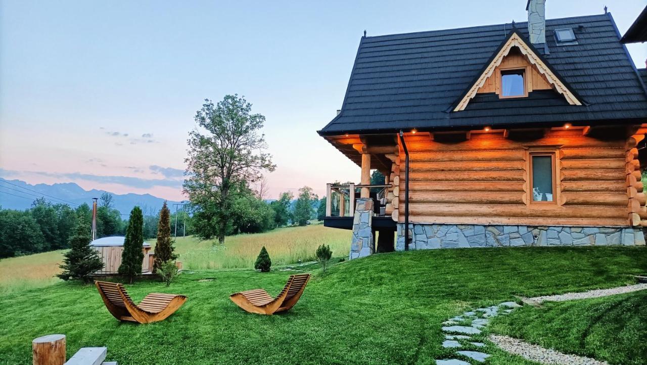 Na Skraju Lasu Domki Z Balia, Jacuzzi Biały Dunajec Exterior foto